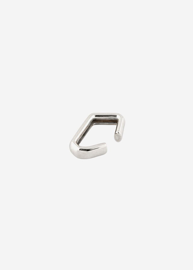 STRUGA Signature Link Cuff (L) - signature sterling silver cuff bracelet handcrafted Bali - view 3