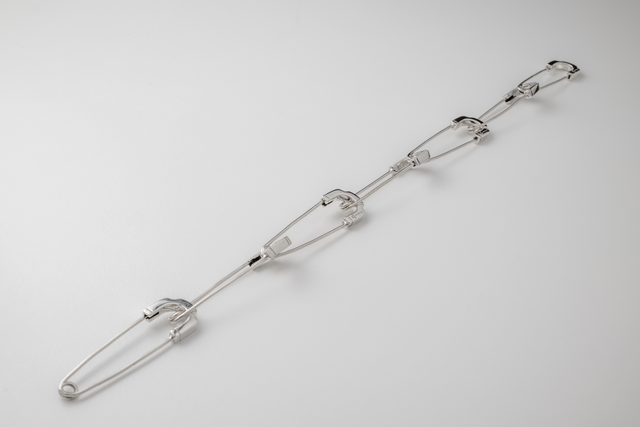 STRUGA STRUGA Blade Pin Silver Bracelet - edgy sterling silver bracelet handcrafted Bali - view 5