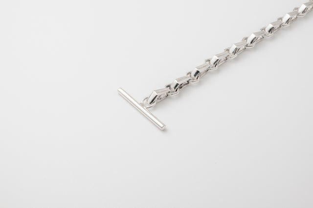 STRUGA STRUGA Signature Link Silver Bracelet with Toggle - signature sterling silver bracelet handcrafted Bali - view 4