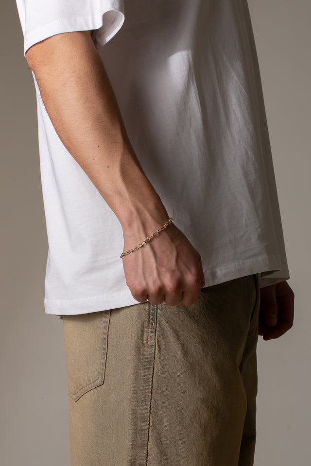 STRUGA STRUGA Thorn Link Silver Bracelet with Toggle - edgy sterling silver bracelet handcrafted Bali - view 8