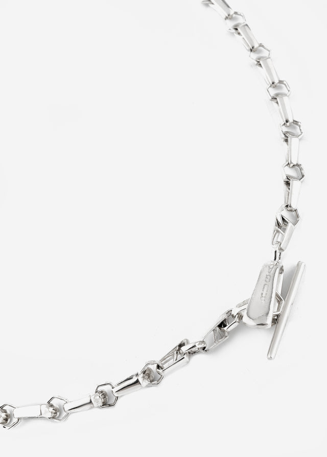 STRUGA Signature Links Silver Choker - signature sterling silver choker necklace handcrafted Bali - view 5