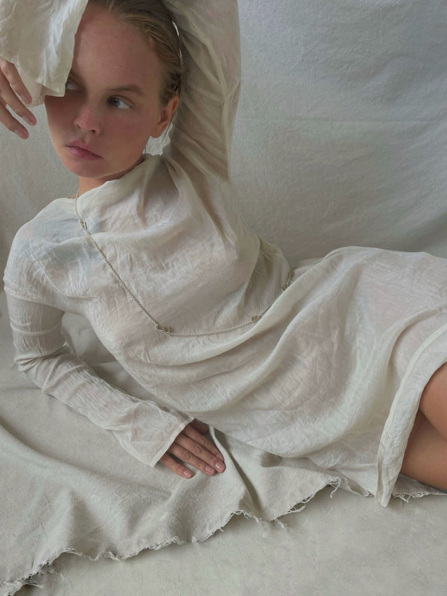 STRUGA Long Signature Link Silver Chain - signature sterling silver necklace handcrafted Bali - view 7