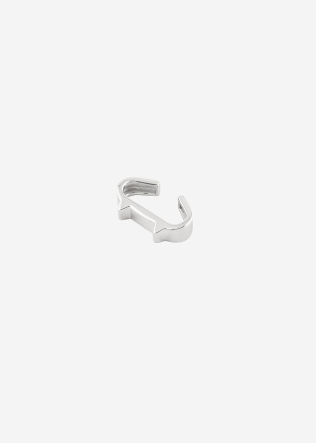STRUGA Thorn Cuff (L) - edgy sterling silver cuff bracelet handcrafted Bali - view 5