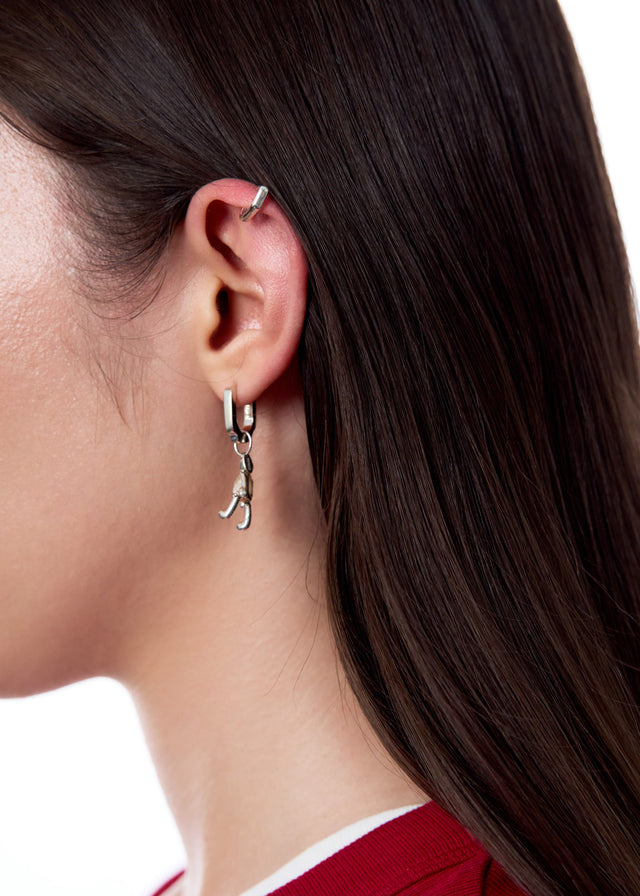 STRUGA Cuff (S) Signature link - signature sterling silver cuff bracelet handcrafted Bali - view 4