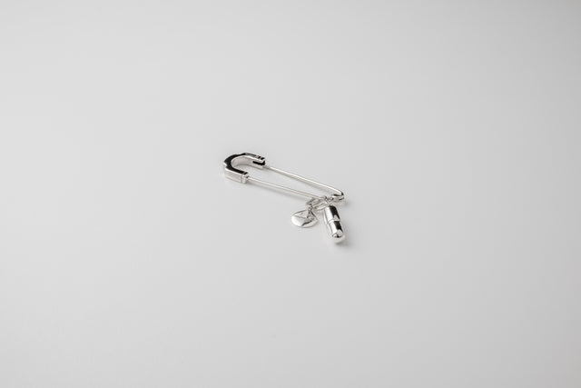 STRUGA Pin + Pills Silver Earrings - deconstructed sterling silver earrings handcrafted Bali