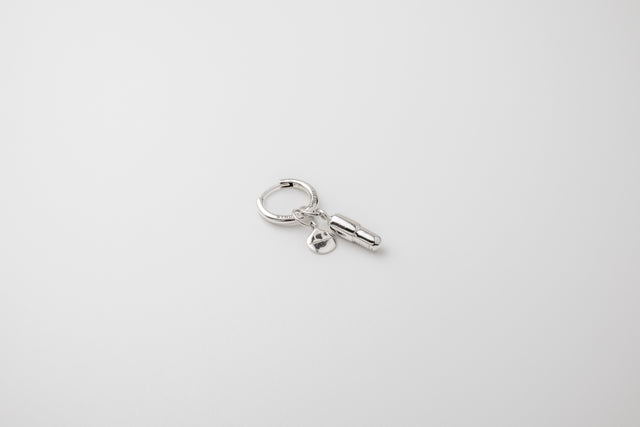 STRUGA Classic + Pills Silver Earrings - deconstructed sterling silver earrings handcrafted Bali