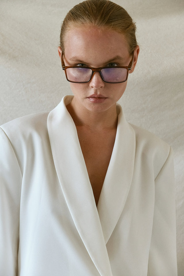 STRUGA WAGI Oversize Costume - White - contemporary sterling silver clothing handcrafted Bali - view 5