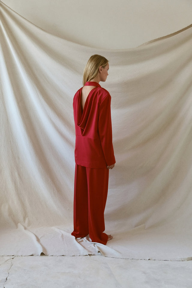 STRUGA WAGI Oversize Costume - Red - contemporary sterling silver clothing handcrafted Bali - view 15