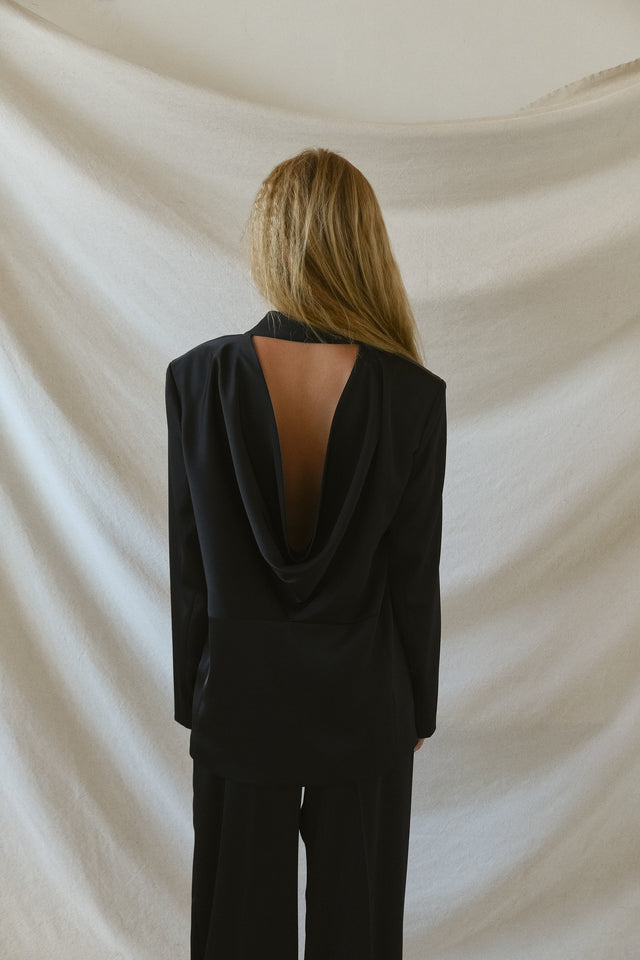 STRUGA WAGI Oversize Costume - Black - contemporary sterling silver clothing handcrafted Bali - view 2