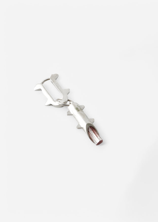 STRUGA Thorn + Large Thorn Frame with Pink Tourmaline #9 Silver Earrings - edgy sterling silver earrings handcrafted Bali ...