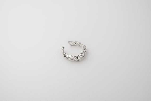 STRUGA Signature Link Silver Ring V.2 - Handmade Bali Jewelry - signature sterling silver ring handcrafted Bali - view 2