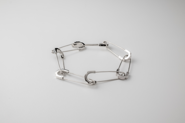 STRUGA STRUGA Blade Pin Silver Bracelet - edgy sterling silver bracelet handcrafted Bali