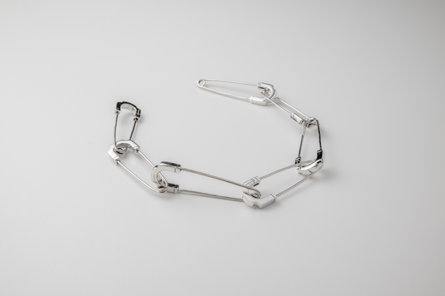 STRUGA STRUGA Blade Pin Silver Bracelet - edgy sterling silver bracelet handcrafted Bali - view 3