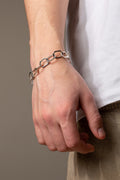 STRUGA STRUGA Mini Blade Link V.2 Silver Bracelet with Toggle - edgy sterling silver bracelet handcrafted Bali - view 4