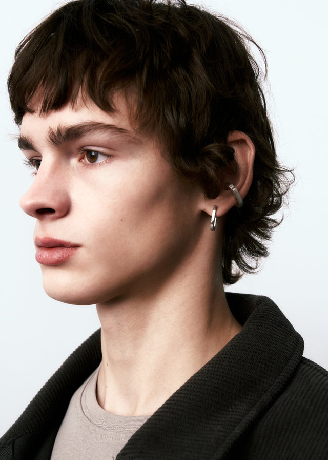 STRUGA Blade Cuff (S) - edgy sterling silver cuff bracelet handcrafted Bali - view 7