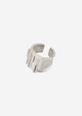 STRUGA Brutalism V.2 Cuff (M) - brutalist sterling silver cuff bracelet handcrafted Bali - view 5