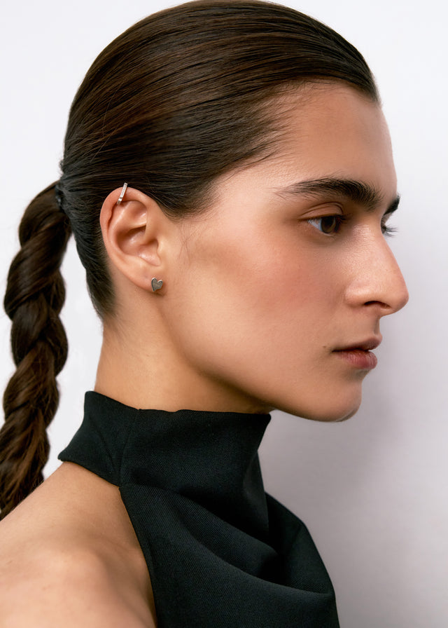 STRUGA Blade Cuff (S) - edgy sterling silver cuff bracelet handcrafted Bali - view 6