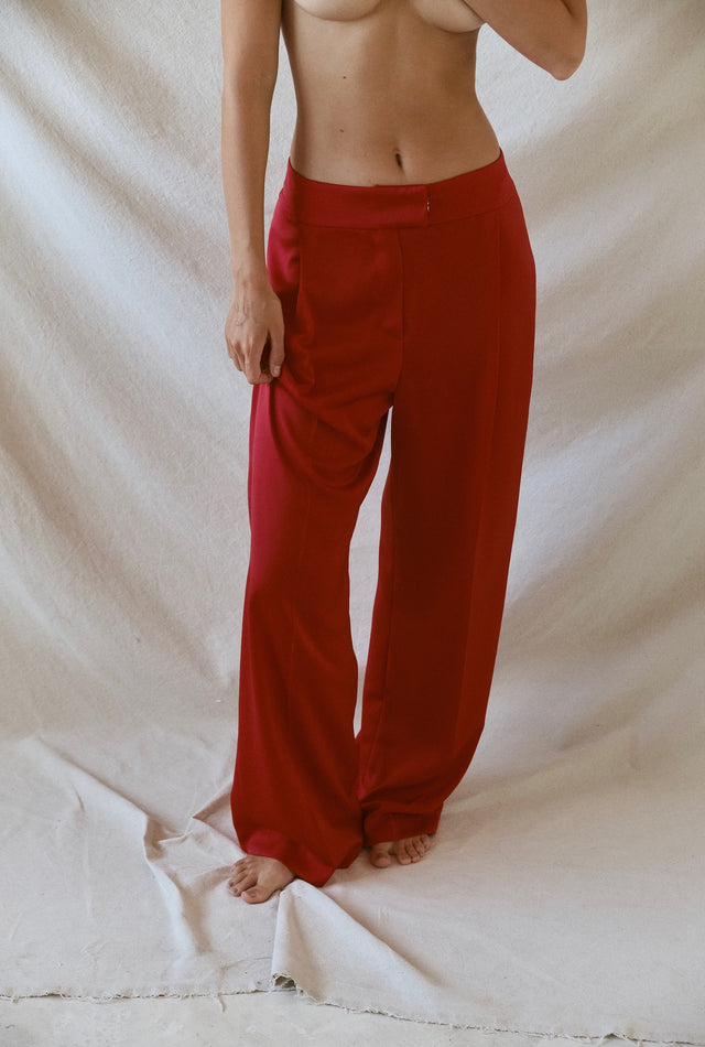 STRUGA WAGI Oversize Costume - Red - contemporary sterling silver clothing handcrafted Bali - view 5