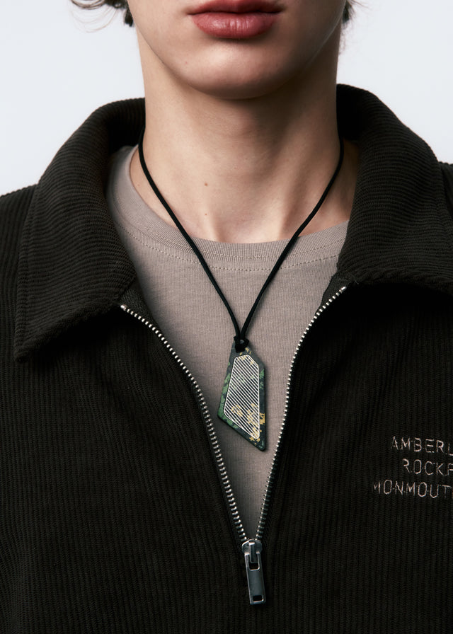 STRUGA Signature Asymmetric Toxic Silver Necklace - deconstructed sterling silver necklace handcrafted Bali - view 2