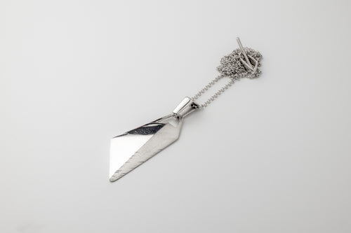 Серебряная подвеска Signature Asymmetric Pyramid | STRUGA