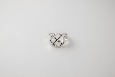 Кольцо-крест Fused Cross — серебро 925 | STRUGA
