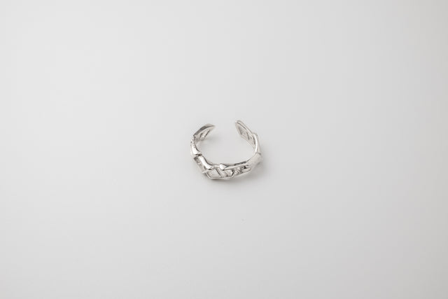 STRUGA Signature Link Silver Ring V.2 - Handmade Bali Jewelry - signature sterling silver ring handcrafted Bali