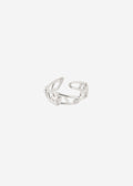 STRUGA Signature Link Silver Ring V.1 - minimalist sterling silver ring handcrafted Bali - view 5